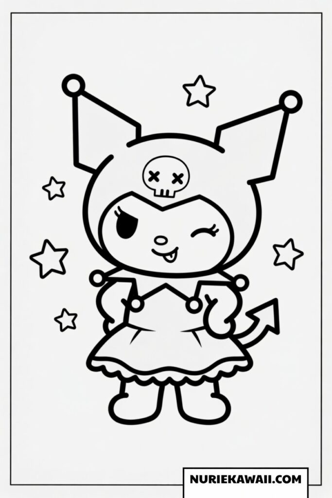 クロミがかわいいポーズを決めている