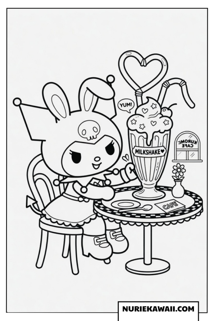 クロミのミルクシェイク