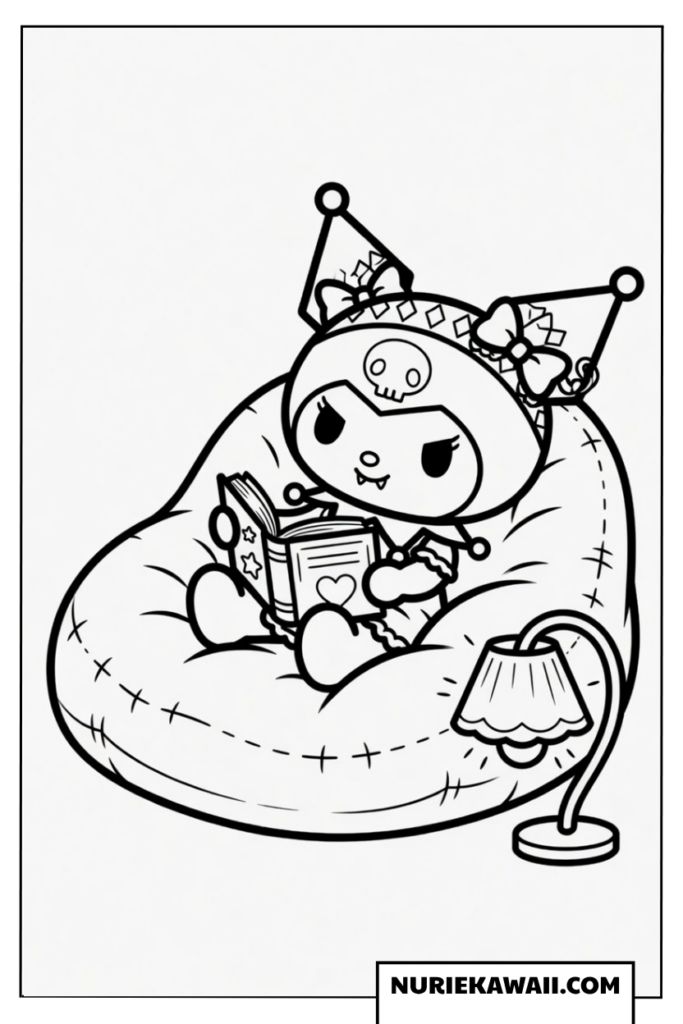 クロミの読書タイム
