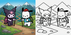 kuromi chan to tomodachi nurie