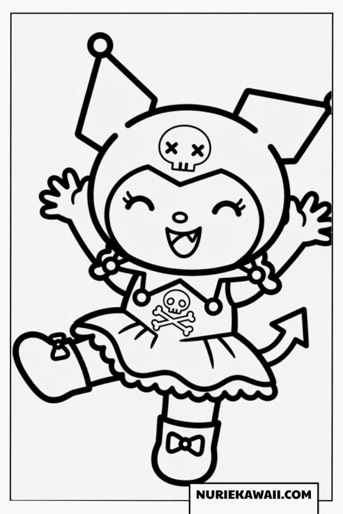 クロミが嬉しそうに踊っている