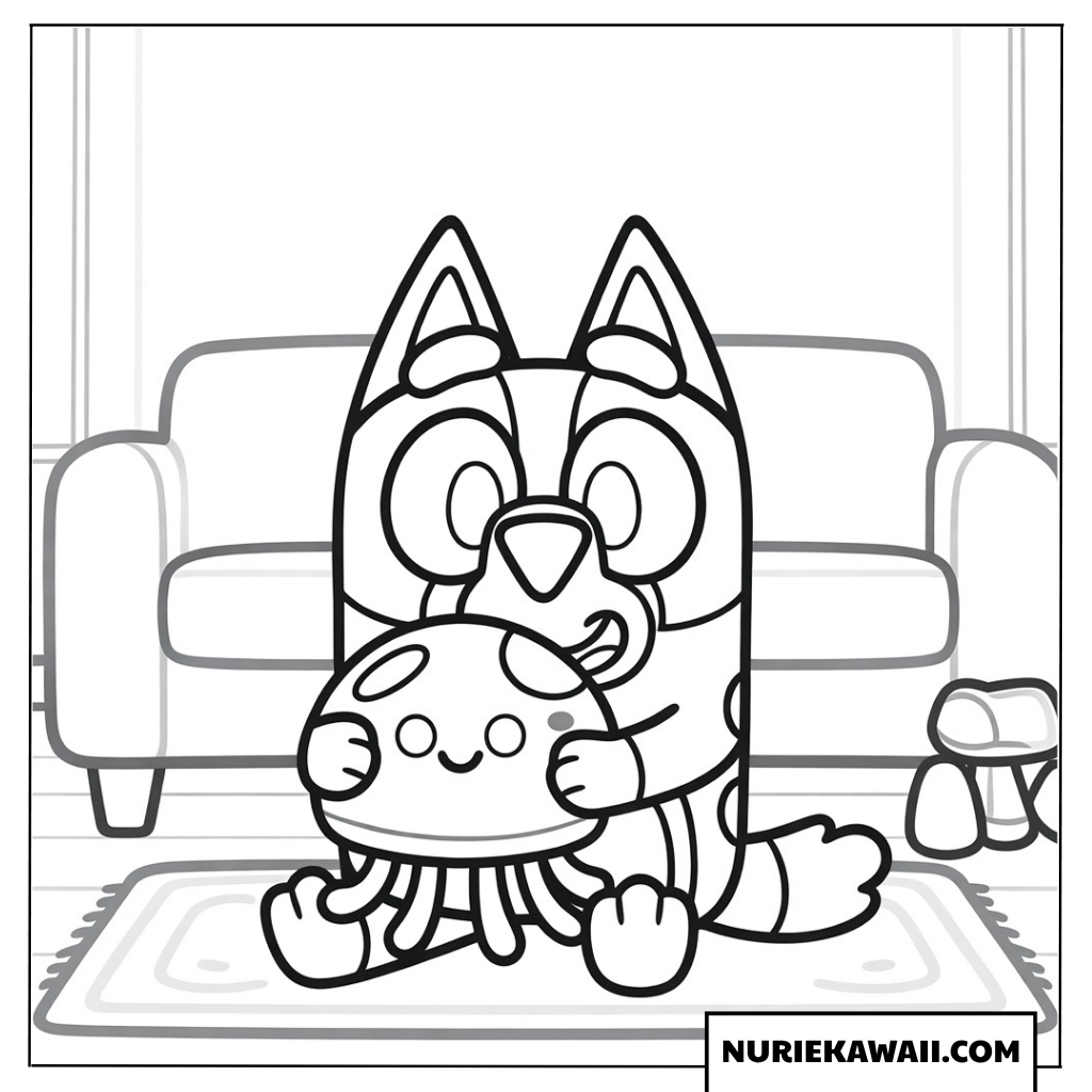 ビンゴとフロッピーのかわいいハグ