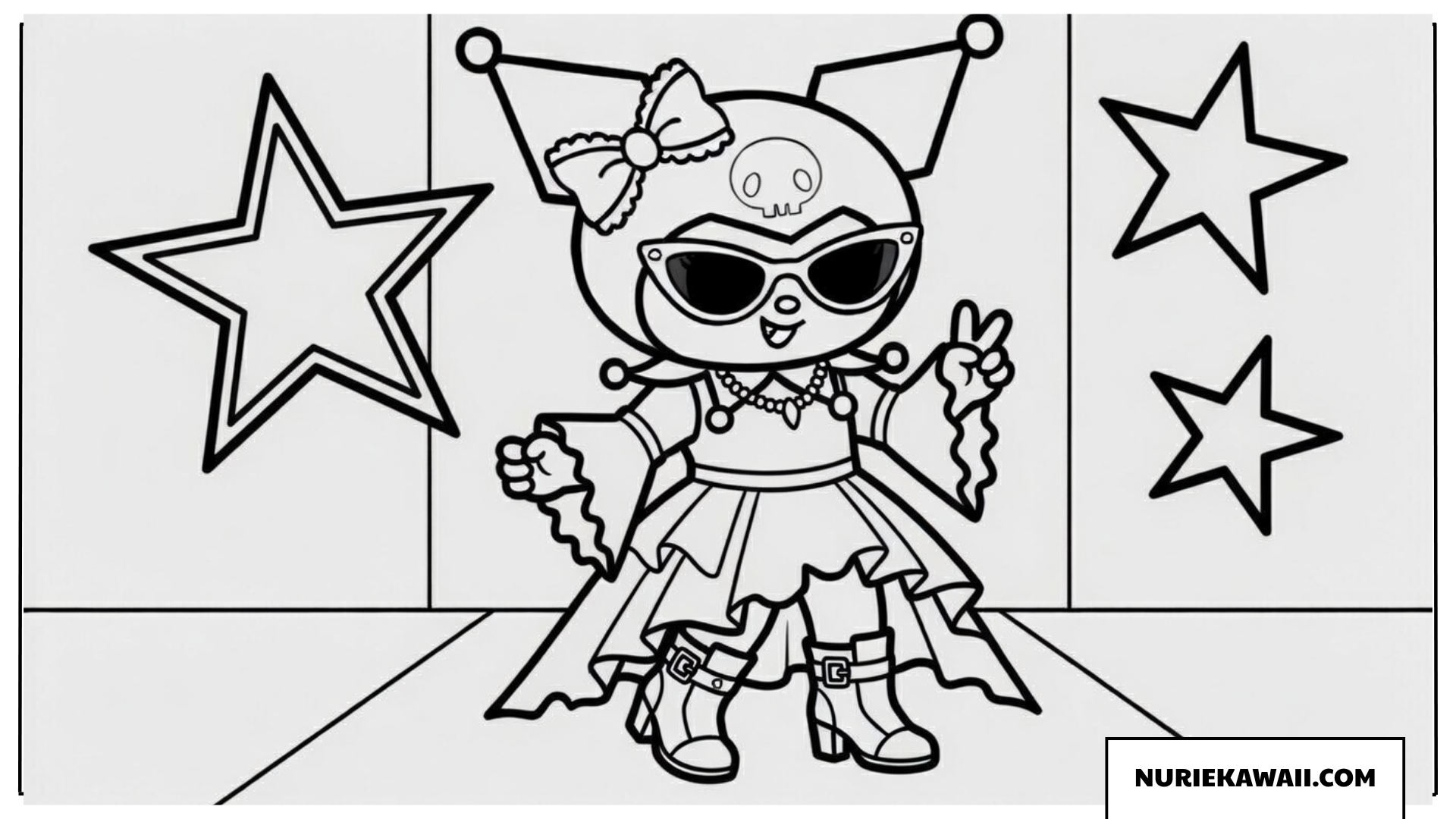 ファッションショーでウォーキングするクロミ