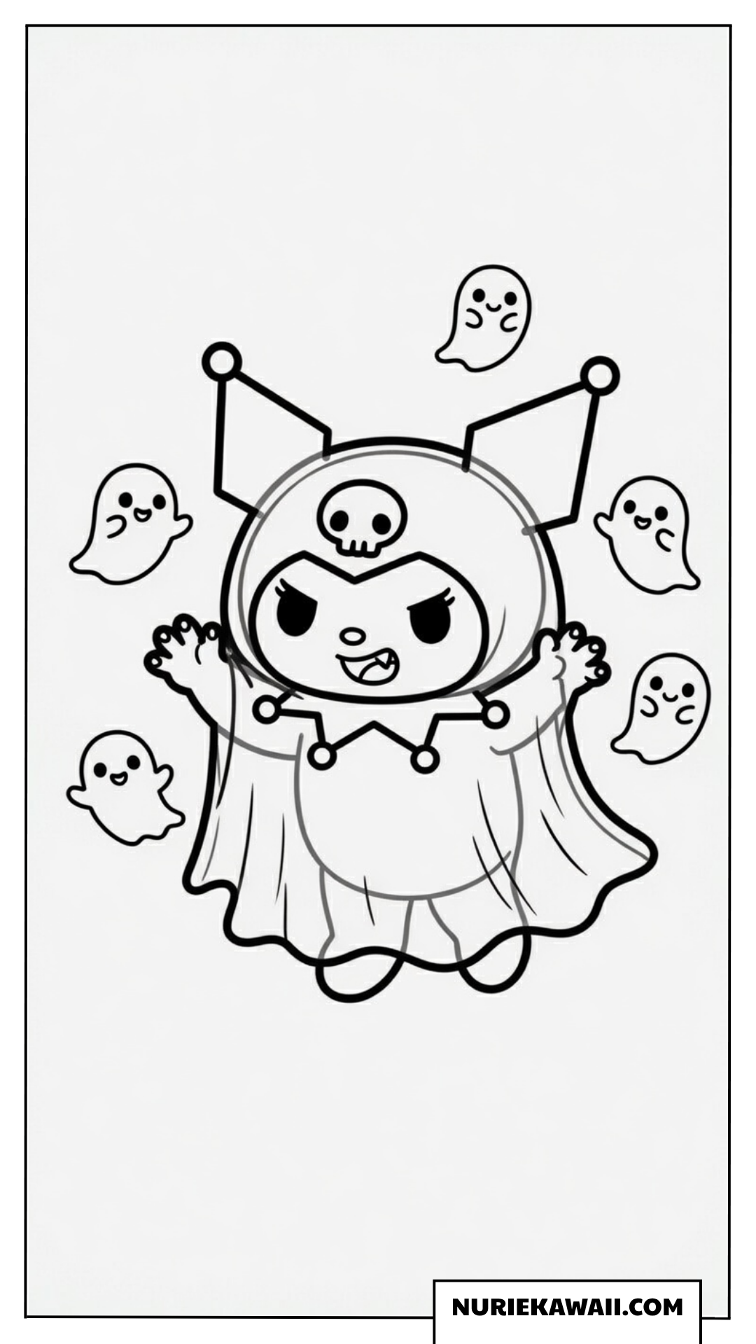 透明お化けクロミのスパイシーなポーズ