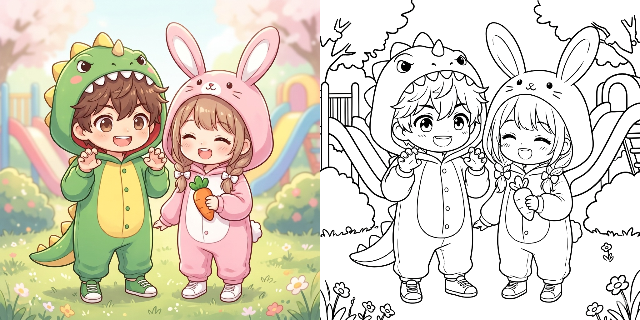 ft - アニメ ちびキャラ 塗り絵 ft