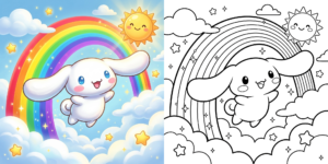 ft - シナモン 塗り絵 ft