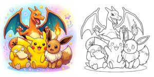ft - ポケモン 塗り絵 ft
