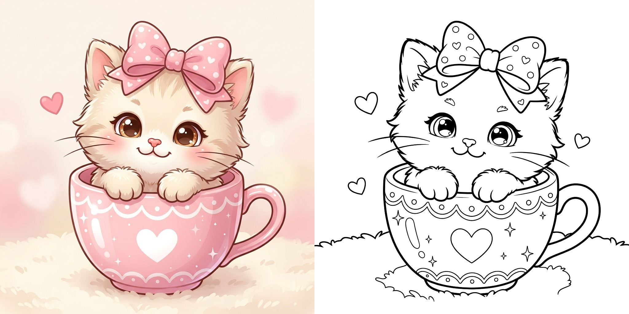 ft - 子猫 塗り絵 ft