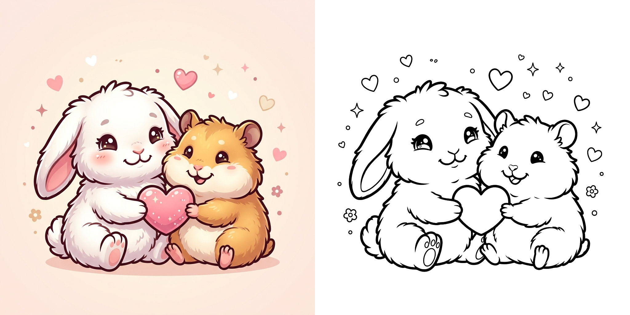 ft - かわいい ペット 塗り絵 ft