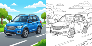 ft - 車 塗り絵 ft