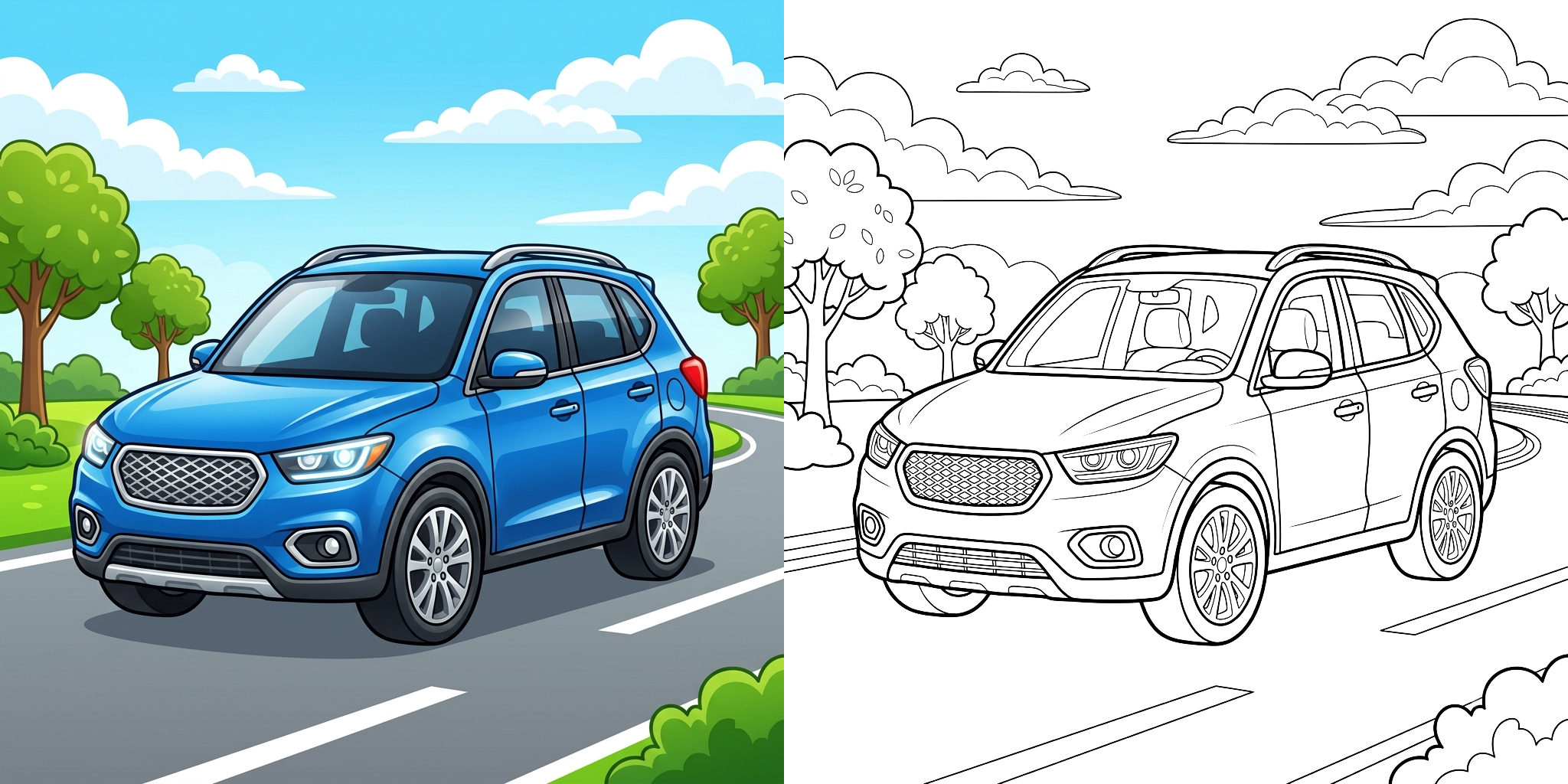 ft - 車 塗り絵 ft